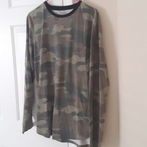 Long sleeved camo shirt